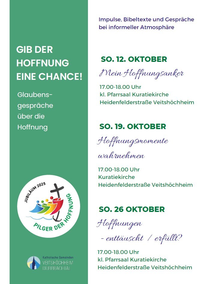 Plakat zur Veranstaltung mit Terminen